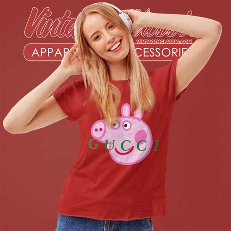 fake gucci shirt vs real|peppa pig gucci shirt real.